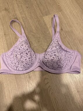 Chantelle Lavender Lace Underwire Bra